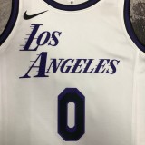 Los Angeles Lakers City Edition White #0 WESTBROOK 1:1 Quality NBA Season Jerseys 2023