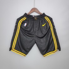 Retro Los Angeles Lakers Black 1:1 Quality NBA Pants
