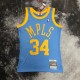 Retro Los Angeles Lakers Blue #34 O'NEAL  1:1 Quality NBA Season Jerseys 2002