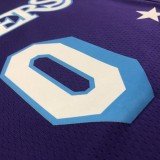 Los Angeles Lakers City Edition 75 Year  Prople #0 WESTBROOK 1:1 Quality NBA Season Jerseys 2022
