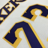 Los Angeles Lakers  75 Year  White #23  JAMES 1:1 Quality NBA Season Jerseys 2022