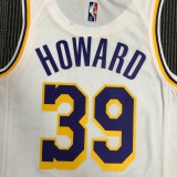 Los Angeles Lakers 75 Year  White #39 HOWARD 1:1 Quality NBA Season Jerseys 2022