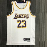 Los Angeles Lakers  75 Year  White #23  JAMES 1:1 Quality NBA Season Jerseys 2022