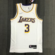 Los Angeles Lakers75 Year  White #3 DAVIS 1:1 Quality NBA Season Jerseys 2022