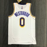 Los Angeles Lakers 75 Year  White #0 WESTBROOK  1:1 Quality NBA Season Jerseys 2022