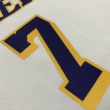 Los Angeles Lakers  75 Year  White #7 ANTHONY  1:1 Quality NBA Season Jerseys 2022