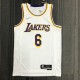 Los Angeles Lakers 75 Year  White #6 JAMES 1:1 Quality NBA Season Jerseys 2022