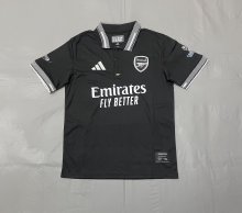 Arsenal  Polo Fans Black 1:1 Quality Soccer Jersey  25-26