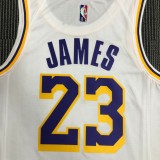Los Angeles Lakers  75 Year  White #23  JAMES 1:1 Quality NBA Season Jerseys 2022