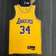 Los Angeles Lakers  75 Year  Yellow #34 O'NEAL   1:1 Quality NBA Season Jerseys 2022