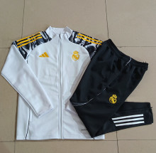Real Madrid White Jacket  Tracksuit  1:1  25-26   (10-2XL)