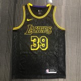 Los Angeles Lakers snake pattern Black #39 HOWARD 1:1 Quality NBA Season Jerseys