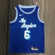 Retro Los Angeles Lakers Blue #6 JAMES 1:1 Quality NBA Season Jerseys 2021