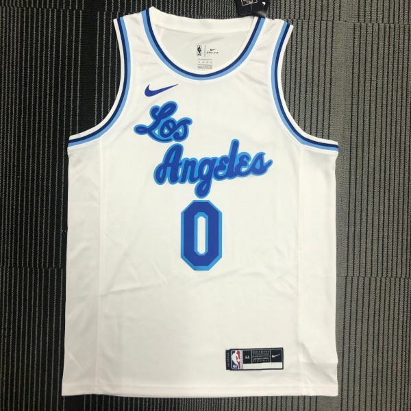 Los Angeles Lakers White Latin Night #0 WESTBROOK  1:1 Quality NBA Season Jerseys