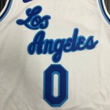 Los Angeles Lakers White Latin Night #0 WESTBROOK  1:1 Quality NBA Season Jerseys