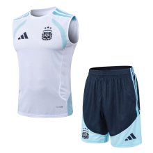 Argentina Vest Training Player With Pants Sets 1:1 Quality Soccer Jersey   26-27 (2026)