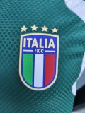 italy Training Green With Pants Sets Player 1:1 Quality Soccer Jersey  26-27（2026）