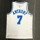 Los Angeles Lakers White Latin Night #7 ANTHONY 1:1 Quality NBA Season Jerseys
