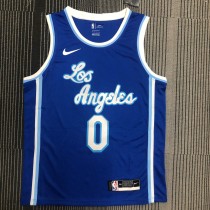 Los Angeles Lakers Blue Latin Night #0 WESTBROOK 1:1 Quality NBA Season Jerseys