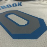 Retro Los Angeles Lakers White #0 WESTBROOK  1:1 Quality NBA Season Jerseys 2021