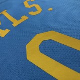 Los Angeles Lakers  Round Neck  MPLS  Blue #0 YOUNG 1:1 Quality NBA Season Jerseys