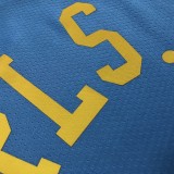 Los Angeles Lakers  Round Neck  MPLS  Blue #0 YOUNG 1:1 Quality NBA Season Jerseys