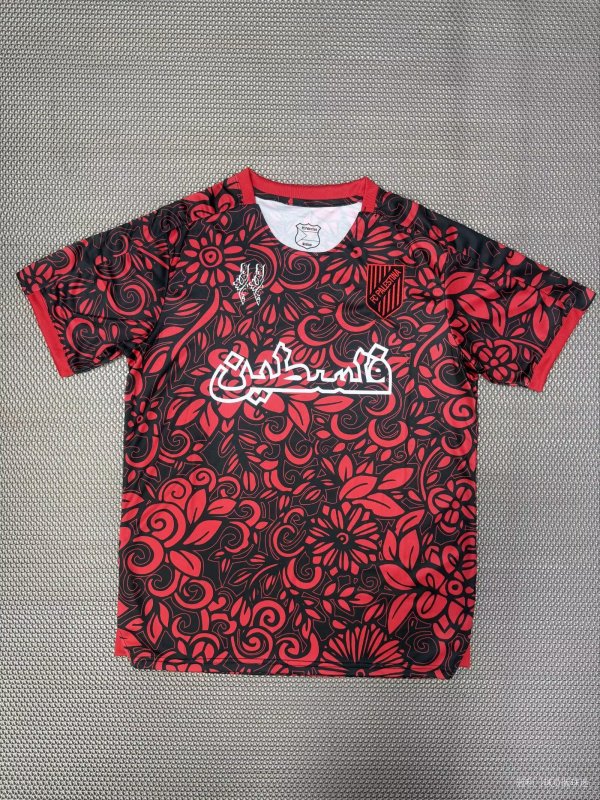 Palestino Red English Edition Fans  1:1 Quality Soccer Jersey  26-27