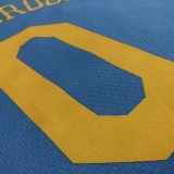 Los Angeles Lakers  Round Neck  MPLS  Blue #0 WESTBROOK  1:1 Quality NBA Season Jerseys
