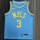 Los Angeles Lakers  Round Neck  MPLS  Blue #3 DAVIS 1:1 Quality NBA Season Jerseys
