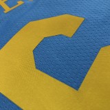 Los Angeles Lakers  Round Neck  MPLS  Blue #6 JAMES 1:1 Quality NBA Season Jerseys