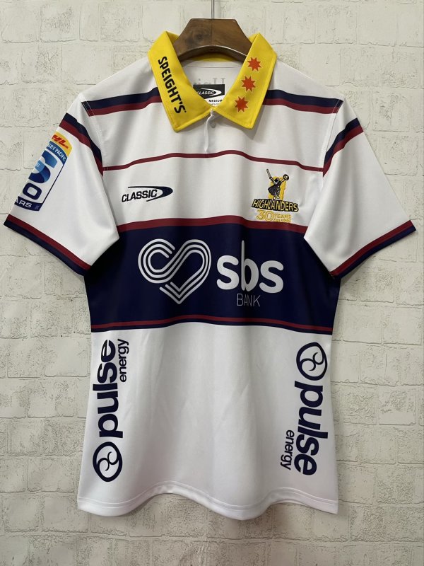 HIGHLANDERS CLASSIS Away Fans  1:1 Quality Rugby jerseys  2026