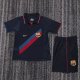 Retro Barcelona Away Kids 1:1 Quality Soccer Jersey  2002-2003