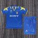 Retro Juventus Away Kids 1:1 Quality Soccer Jersey     1995-1996