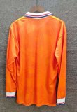 Retro Netherlands Home Long Sleeve 1:1 Quality Soccer Jersey  1993