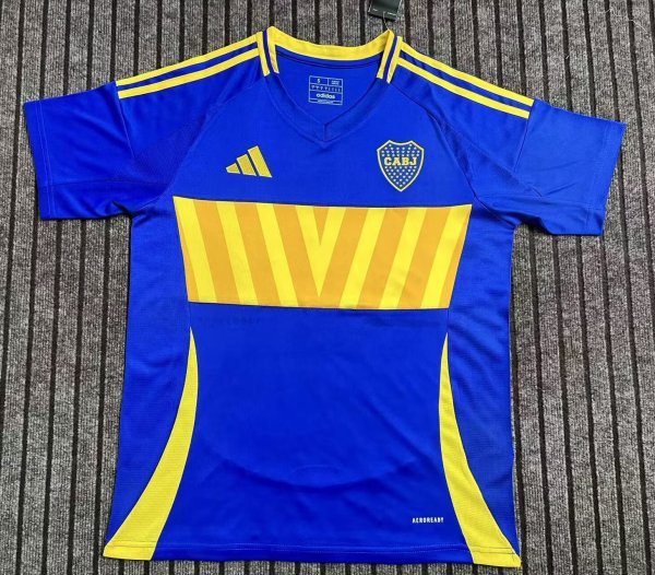 Boca Juniors home  Fans 1:1 Quality Soccer Jersey   24-25