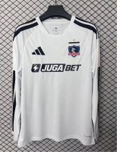 Colo-Colo Home Long Sleeve Fans  1:1 Quality Soccer Jersey  26-27