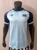 Adidas Clover T-shirt  Blue 1:1 Quality Soccer Jersey  25-26