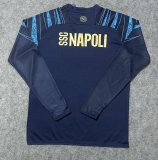 Napoli Long Sleeve Pre-race uniform Special Edition  Fans 1:1 Quality Soccer Jersey   25-26