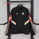 Chelsea  Windbreaker  Black 1:1 Quality Soccer Jersey  25-26