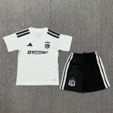 Colo-Colo Home Kids  Fans 1:1 Quality Soccer Jersey 26-27