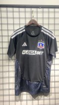 Colo-Colo Goalkeeper Black Fans  1:1 Quality Soccer Jersey  26-27