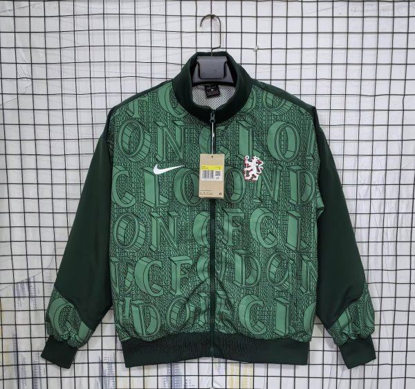 Chelsea  Windbreaker  Green 1:1 Quality Soccer Jersey  25-26
