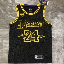 Los Angeles Lakers Black Mamba Great Snake Edition #24 BRYANT 1:1 Quality NBA Season Jerseys