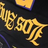 Los Angeles Lakers Latin Black Kobe #24 BRYANT  1:1 Quality NBA Season Jerseys