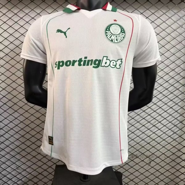 Palmeiras Away Player 1:1 Quality Soccer Jersey   26-27 (有广告)