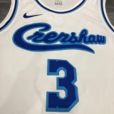 Los Angeles Lakers White Latin Night #3 DAVIS round neck  NBA Jerseys