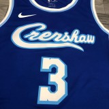 Los Angeles Lakers Blue Latin Night #3 DAVIS 1:1 Quality NBA Season Jerseys