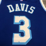 Los Angeles Lakers Blue Latin Night #3 DAVIS 1:1 Quality NBA Season Jerseys