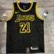 Los Angeles Lakers Black Mamba Great Snake Edition #21 SMITH 1:1 Quality NBA Season Jerseys