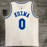 Los Angeles Lakers White Latin Night #0 KUZMA 1:1 Quality NBA Season Jerseys